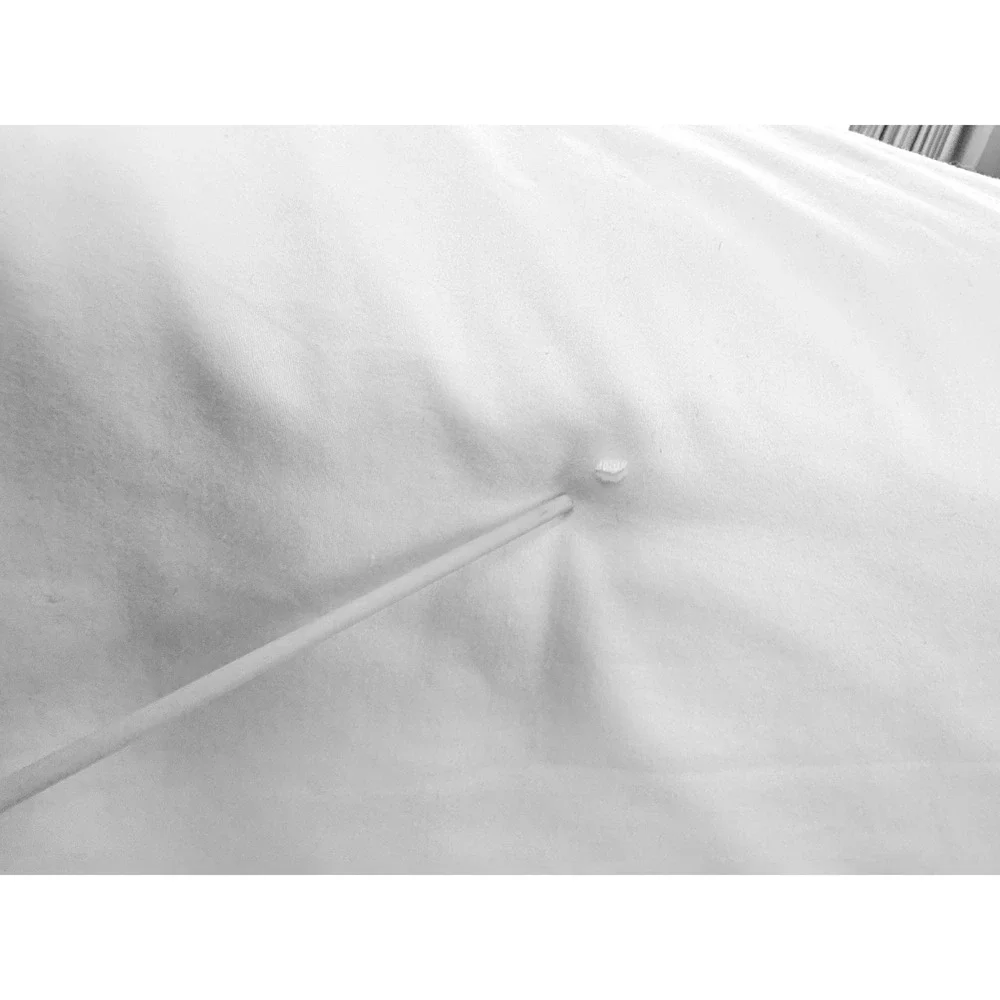 Cuddledown Queen Duvet Cover White 100% Cotton Double Row Embroidered Hotel